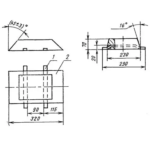 Протекторы П-КОА 100x100x70 мм АП2 ГОСТ 26251-84
